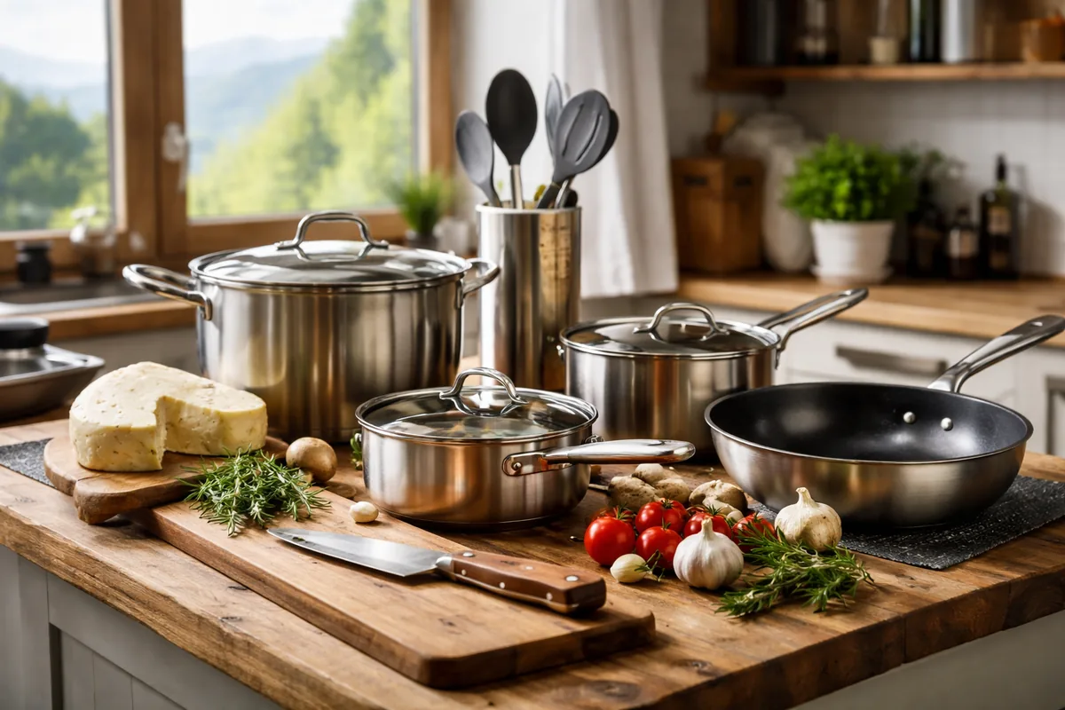 Comment choisir les bons ustensiles de cuisine pour cuisiner en Haute-Savoie