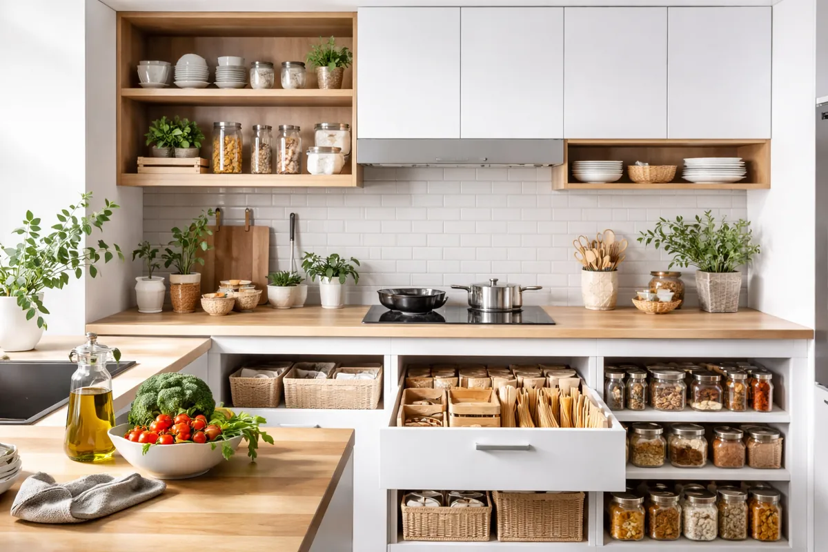 Comment optimiser le rangement de sa cuisine en 5 étapes