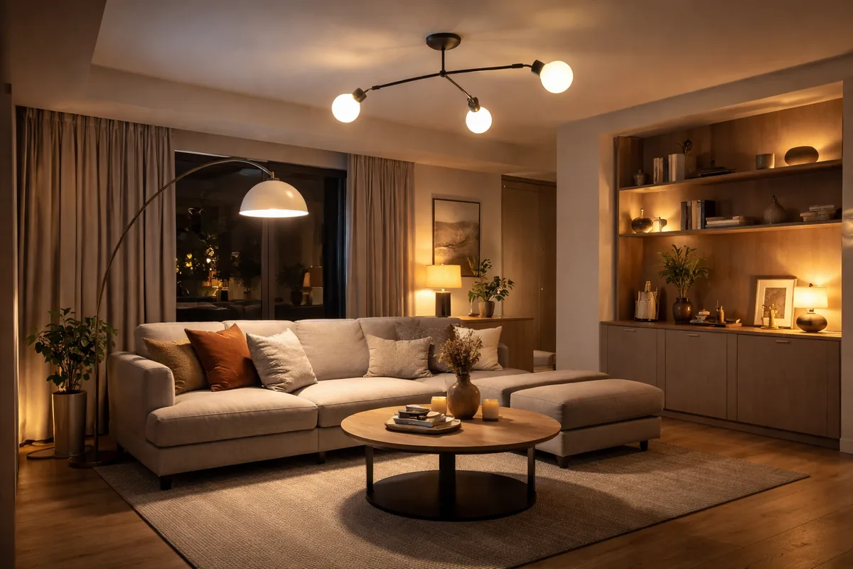 Comment bien choisir l'éclairage pour une rénovation de salon